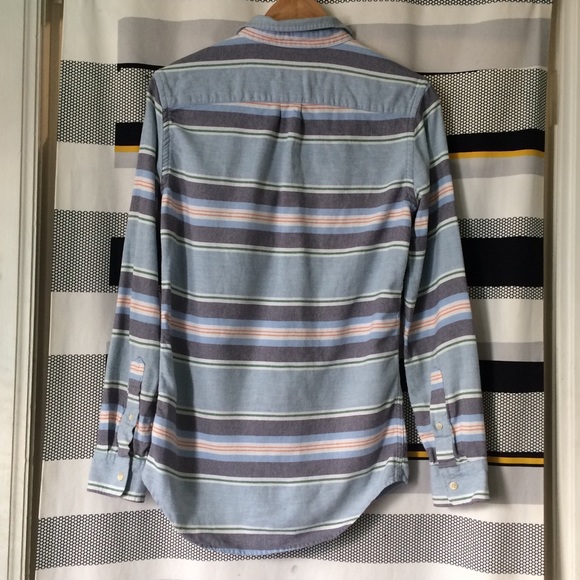 🟠2/$20 4pc Breezy Summer Blues Button Down Shirt Set (S) - Picture 8 of 16